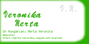 veronika merta business card
